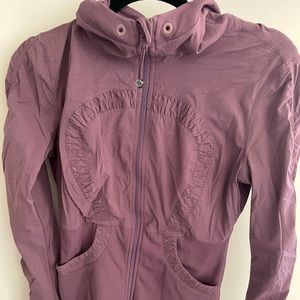 Lululemon light purple reversible scuba hoody